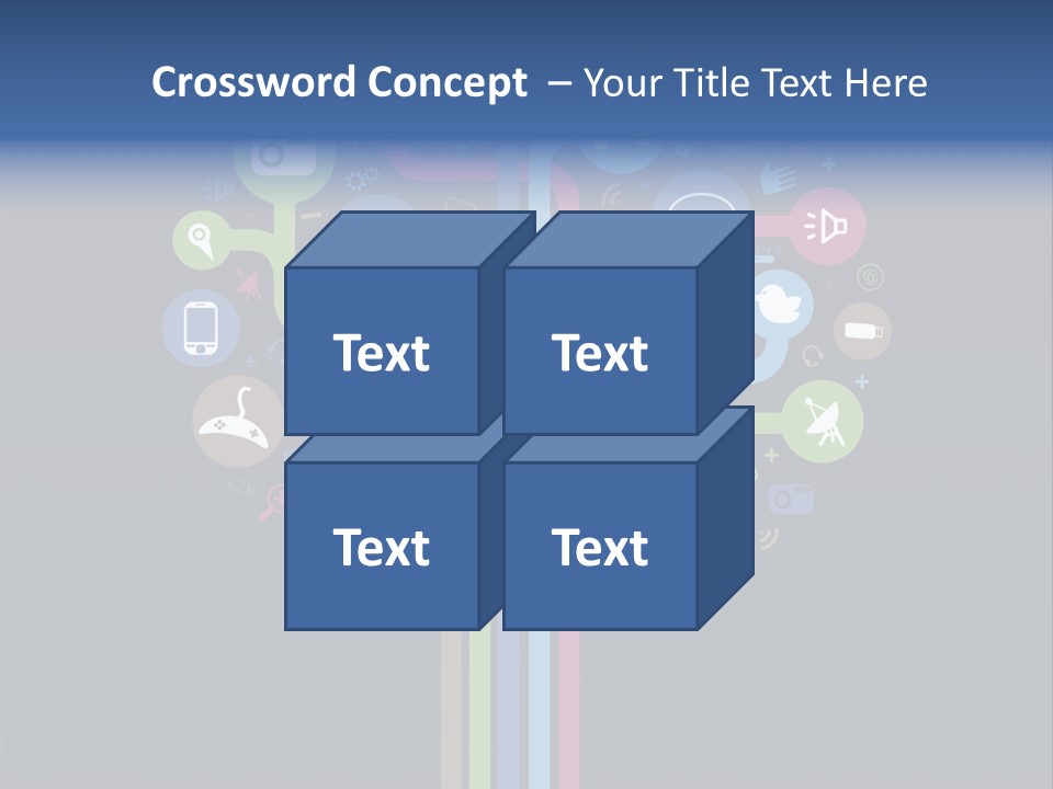 People Network Tree Social Media PowerPoint Template