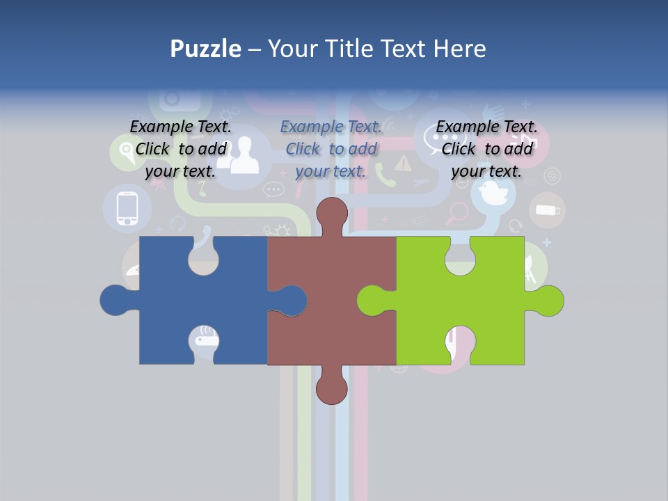 People Network Tree Social Media PowerPoint Template