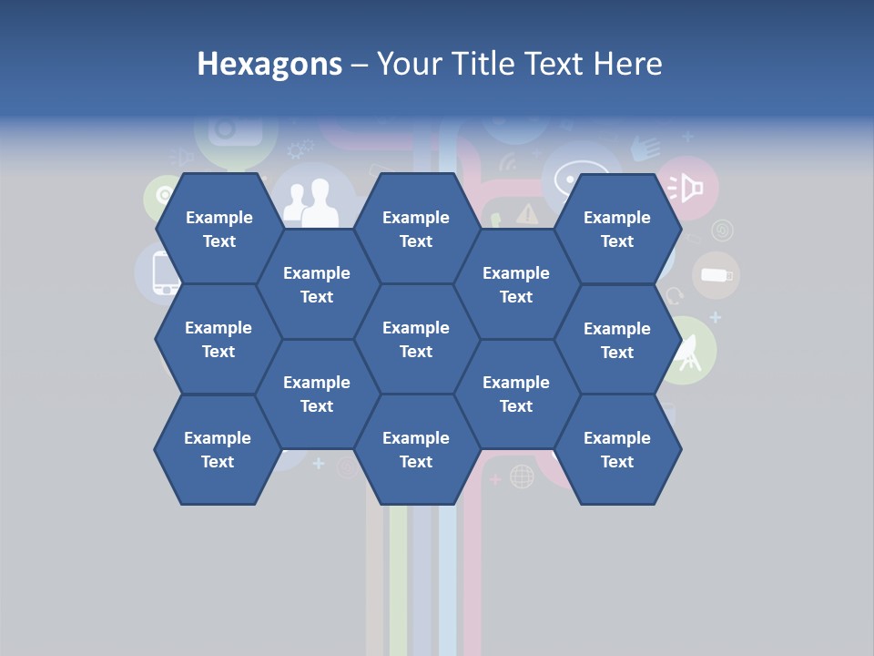 People Network Tree Social Media PowerPoint Template