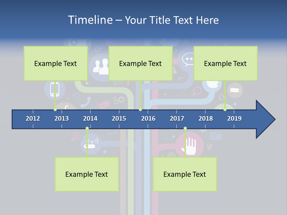People Network Tree Social Media PowerPoint Template