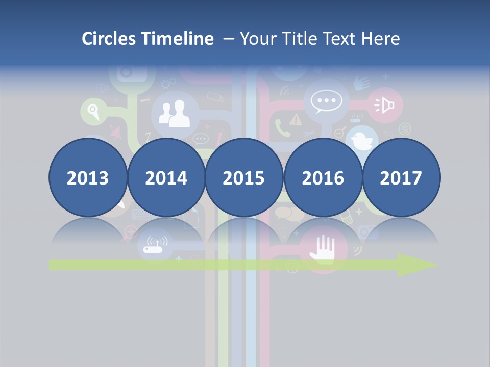 People Network Tree Social Media PowerPoint Template