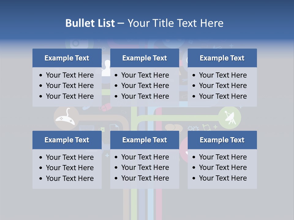 People Network Tree Social Media PowerPoint Template