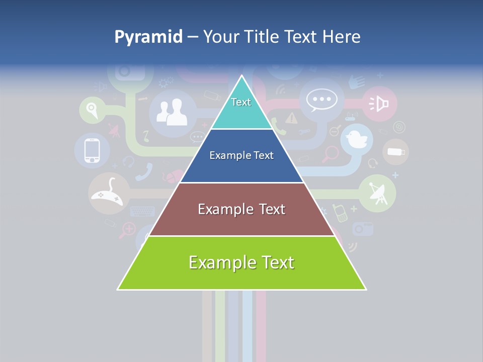 People Network Tree Social Media PowerPoint Template
