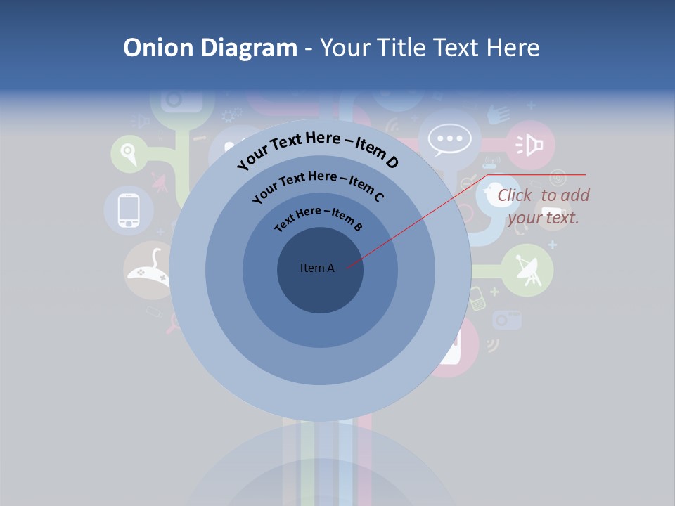 People Network Tree Social Media PowerPoint Template