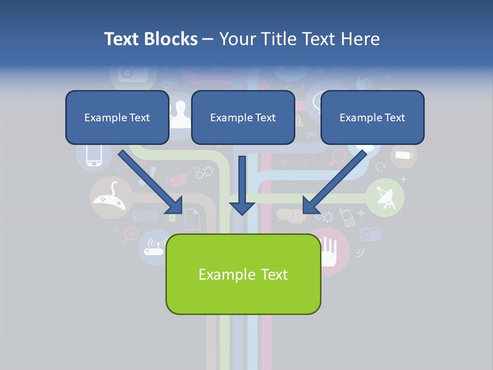 People Network Tree Social Media PowerPoint Template