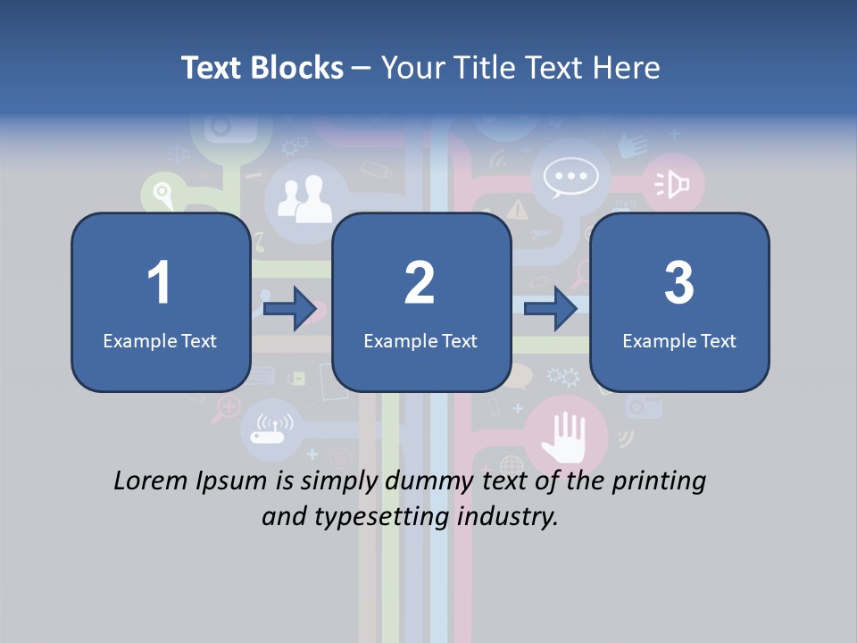 People Network Tree Social Media PowerPoint Template