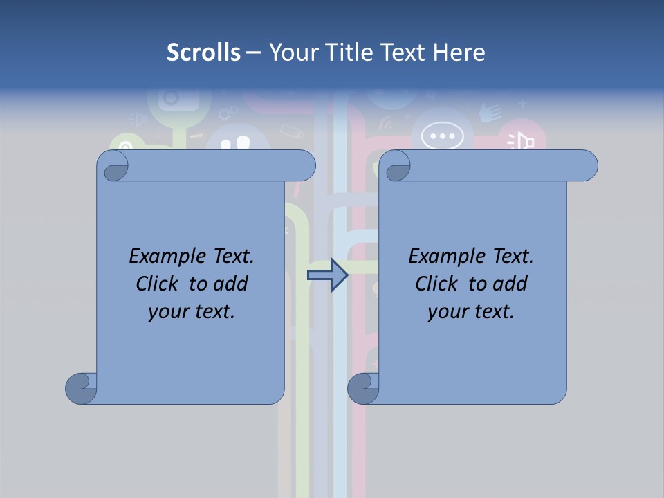 People Network Tree Social Media PowerPoint Template