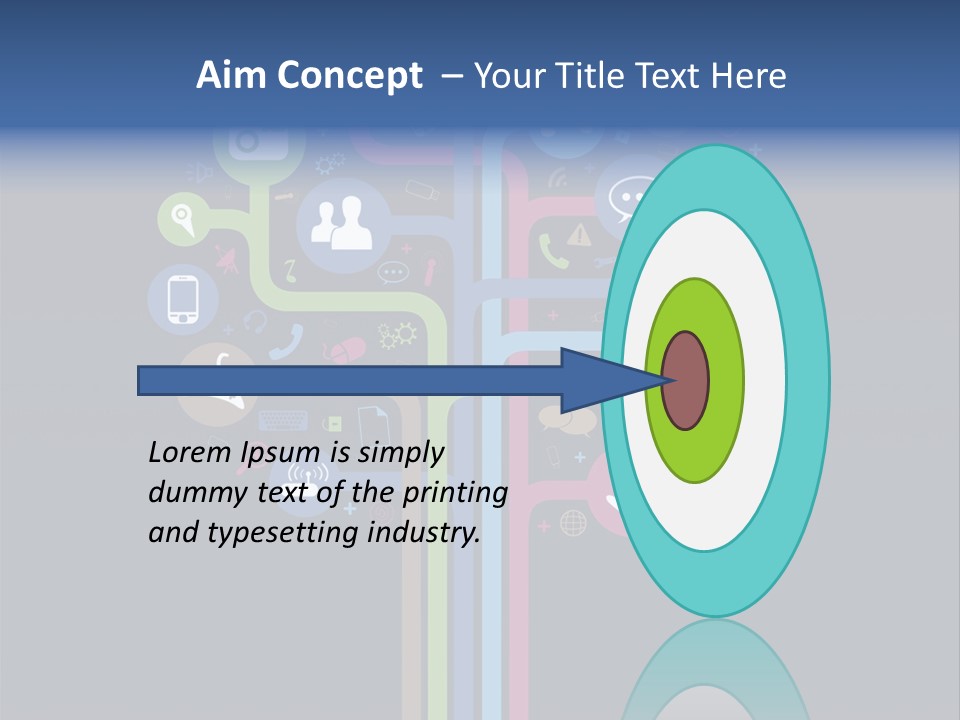 People Network Tree Social Media PowerPoint Template