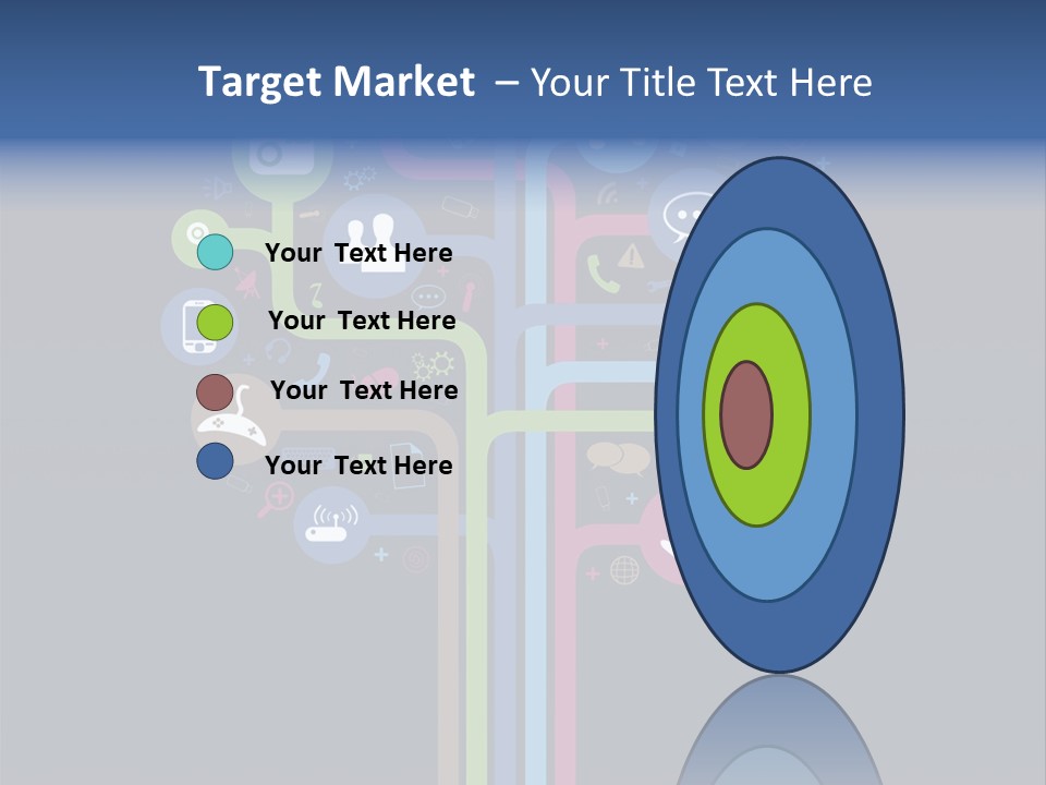 People Network Tree Social Media PowerPoint Template