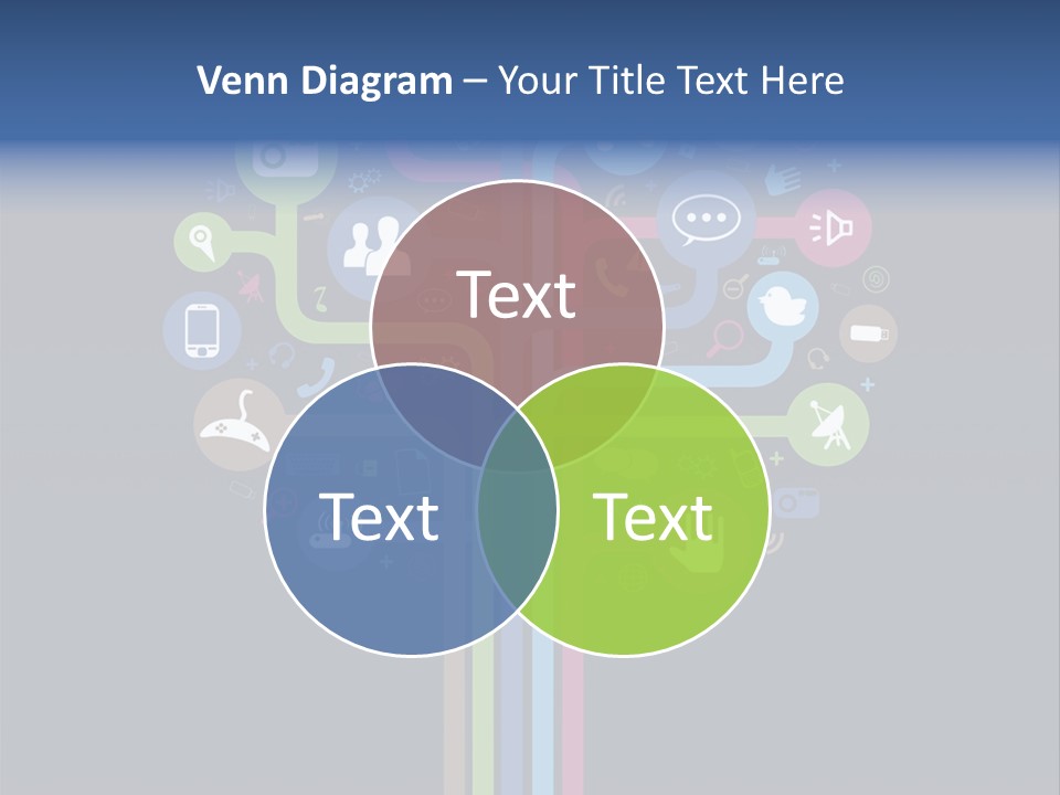 People Network Tree Social Media PowerPoint Template