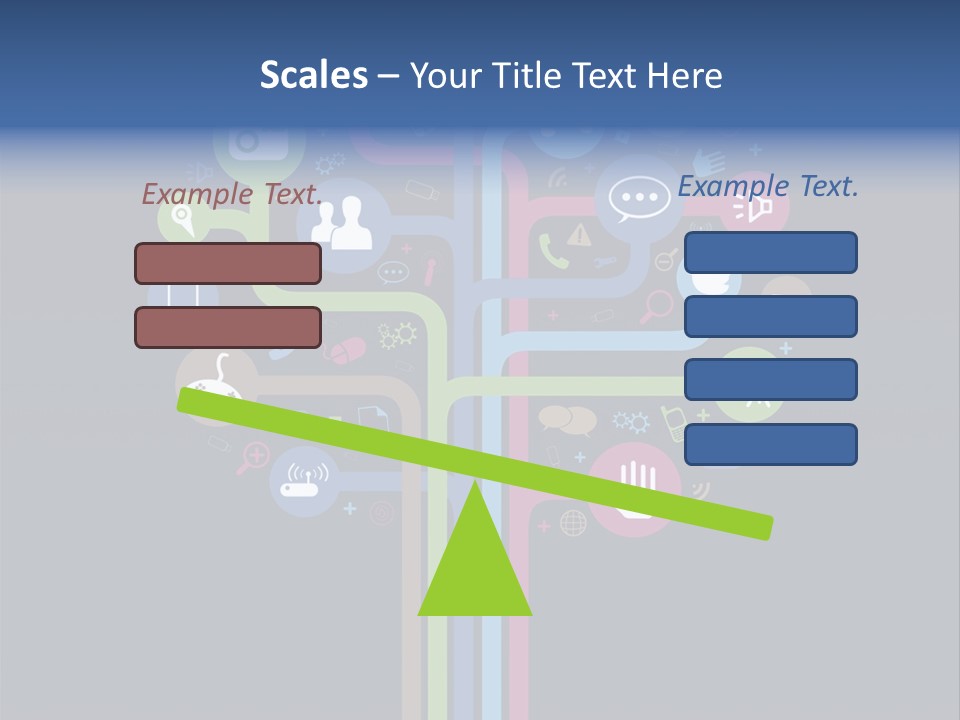 People Network Tree Social Media PowerPoint Template