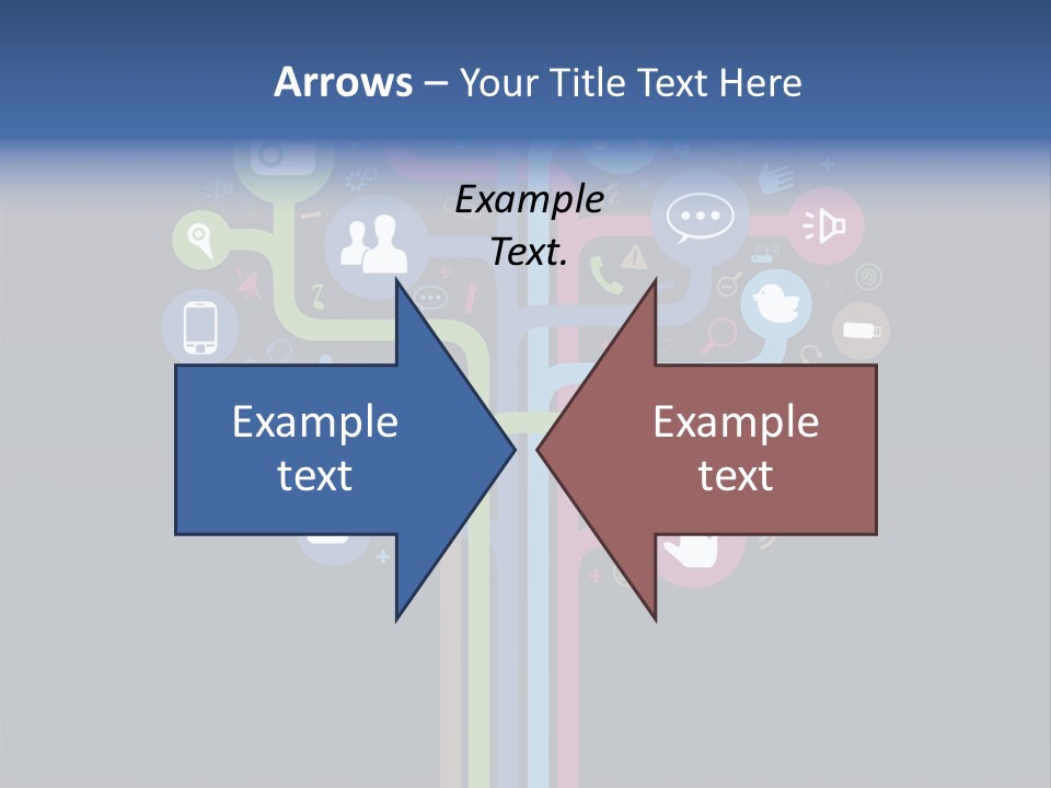People Network Tree Social Media PowerPoint Template