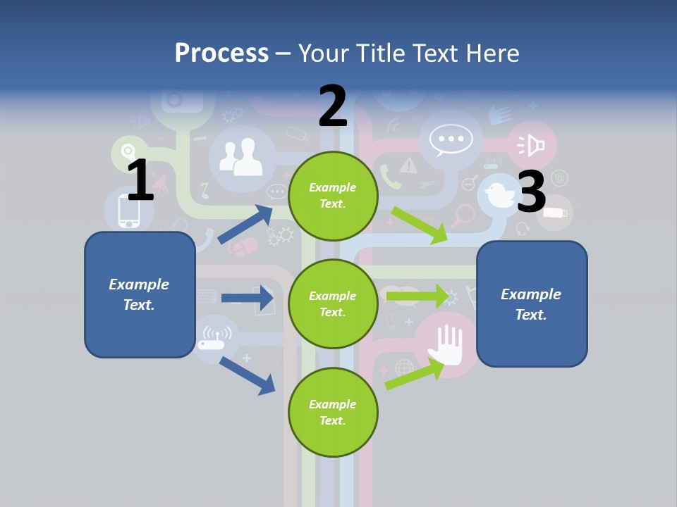 People Network Tree Social Media PowerPoint Template