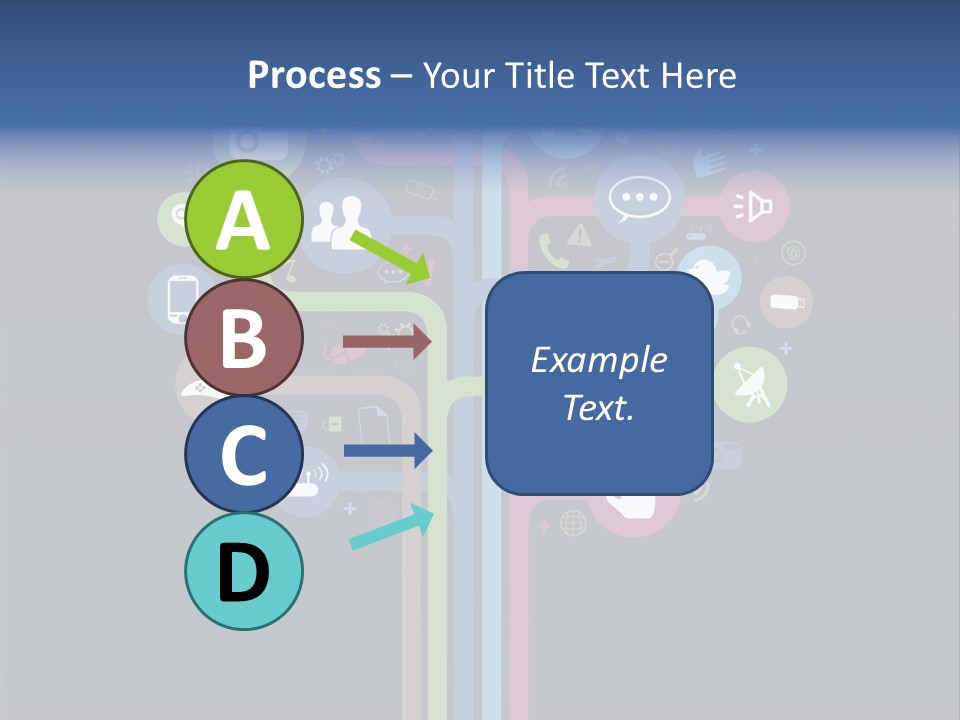 People Network Tree Social Media PowerPoint Template
