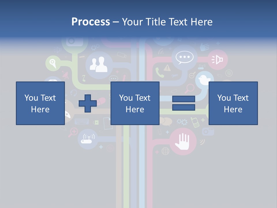 People Network Tree Social Media PowerPoint Template