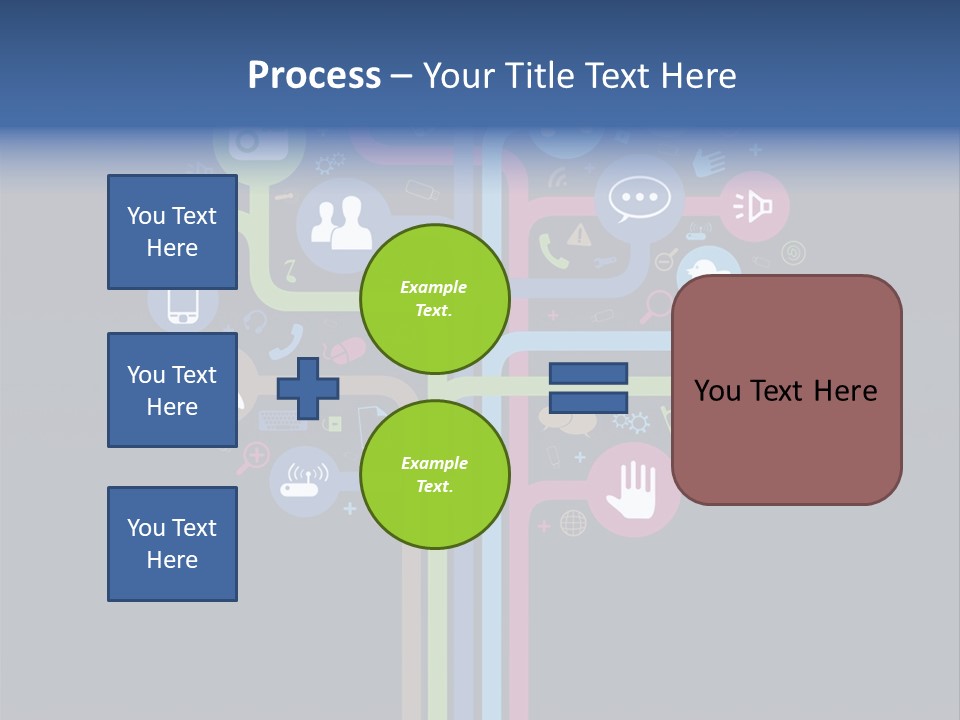 People Network Tree Social Media PowerPoint Template