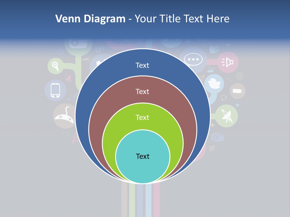 People Network Tree Social Media PowerPoint Template