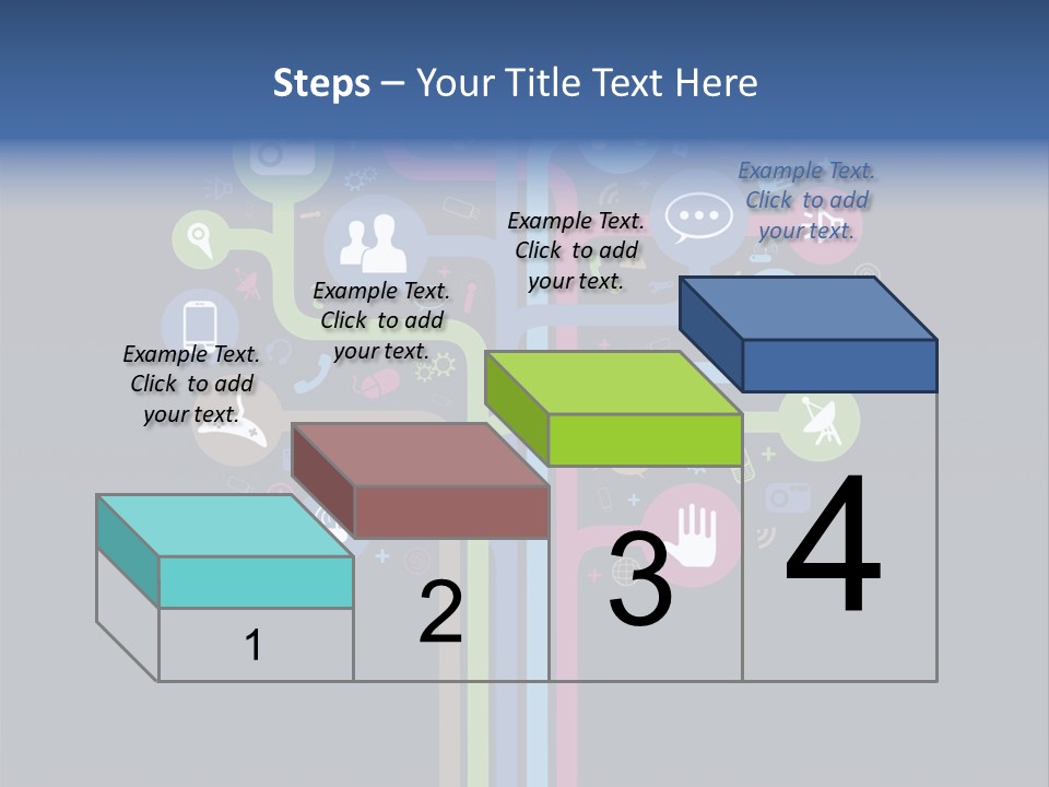 People Network Tree Social Media PowerPoint Template