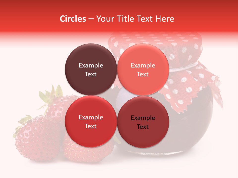 Confiture Dotted Red PowerPoint Template