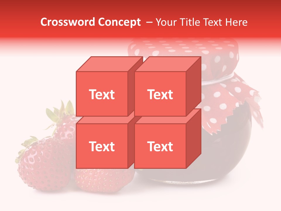 Confiture Dotted Red PowerPoint Template