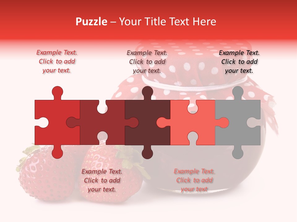 Confiture Dotted Red PowerPoint Template