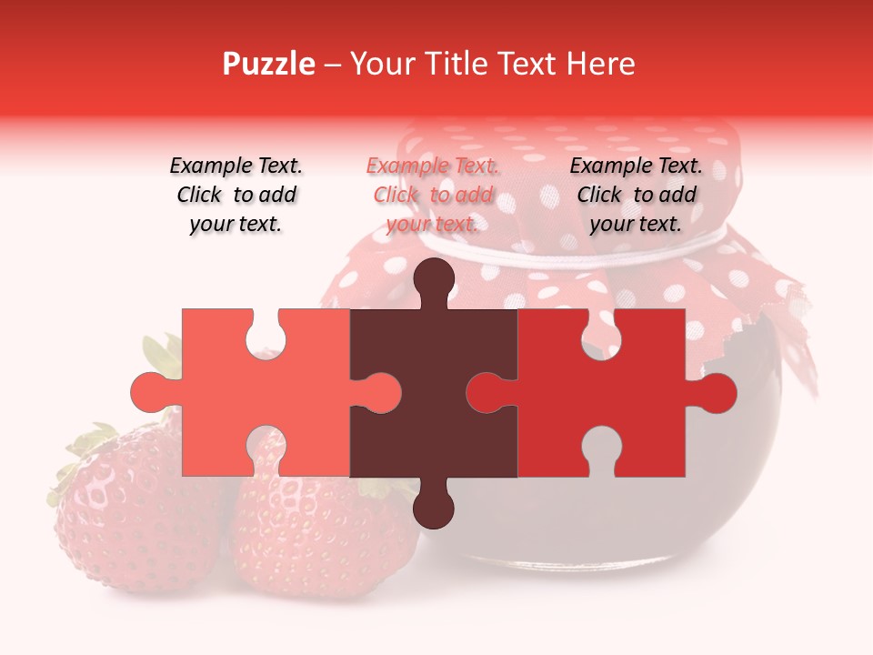 Confiture Dotted Red PowerPoint Template