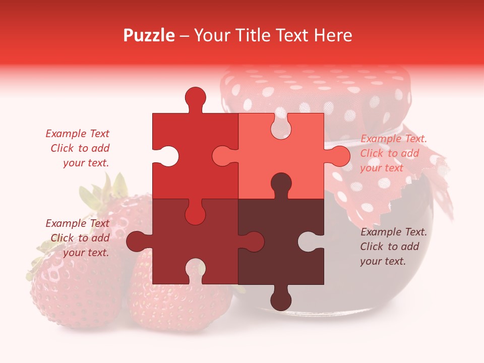 Confiture Dotted Red PowerPoint Template