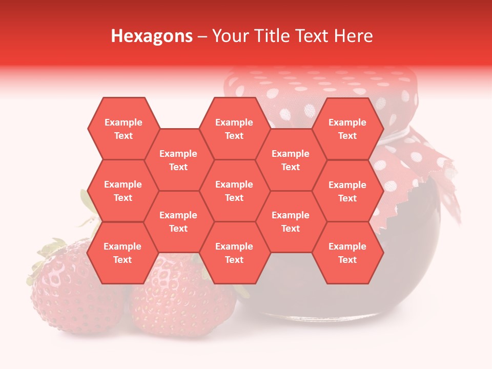 Confiture Dotted Red PowerPoint Template