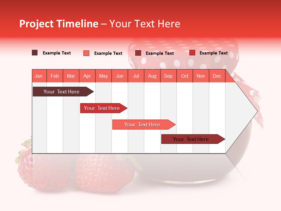 Confiture Dotted Red PowerPoint Template