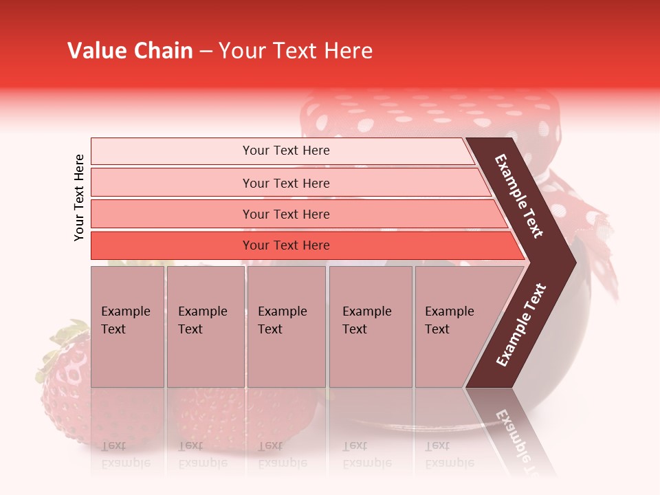 Confiture Dotted Red PowerPoint Template