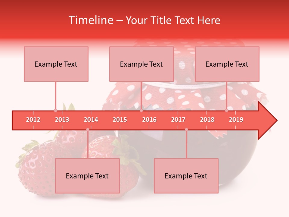 Confiture Dotted Red PowerPoint Template