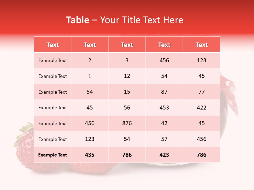 Confiture Dotted Red PowerPoint Template