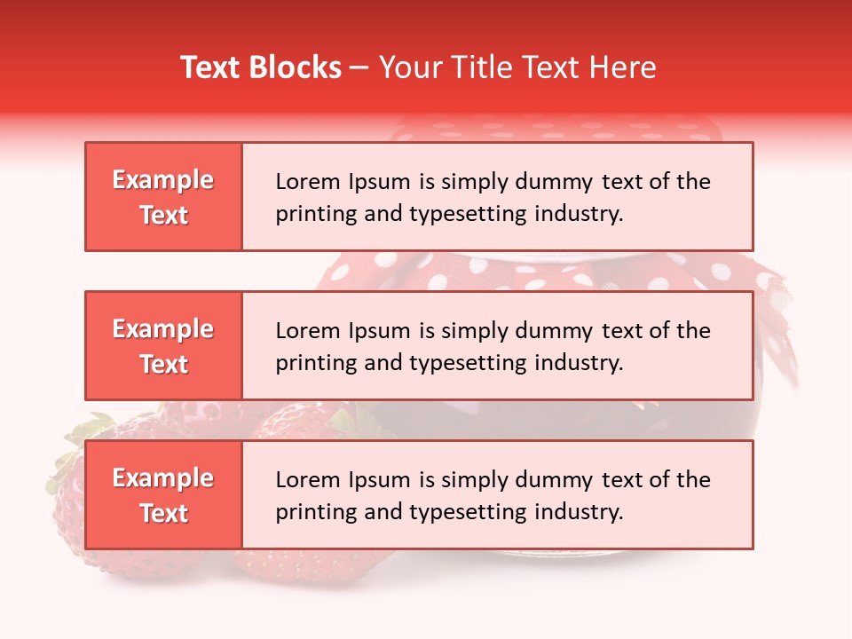Confiture Dotted Red PowerPoint Template