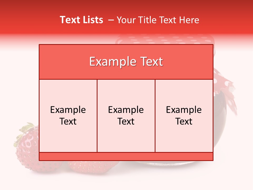 Confiture Dotted Red PowerPoint Template