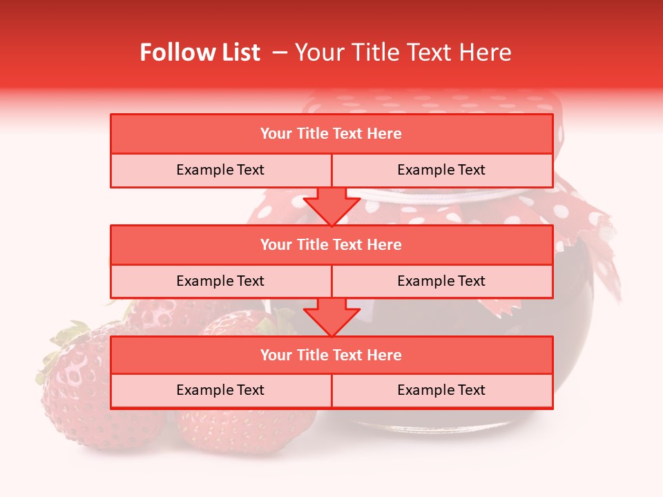 Confiture Dotted Red PowerPoint Template