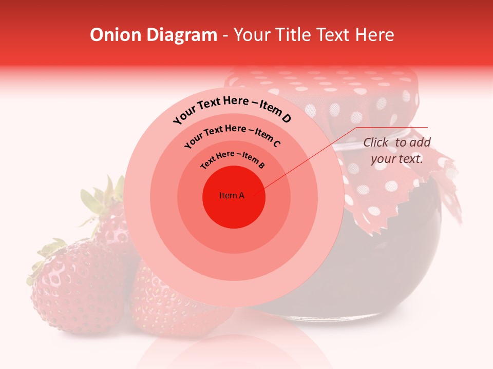 Confiture Dotted Red PowerPoint Template
