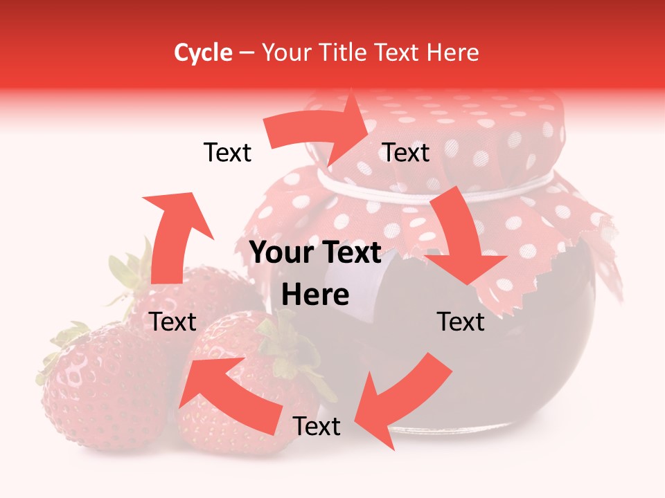 Confiture Dotted Red PowerPoint Template