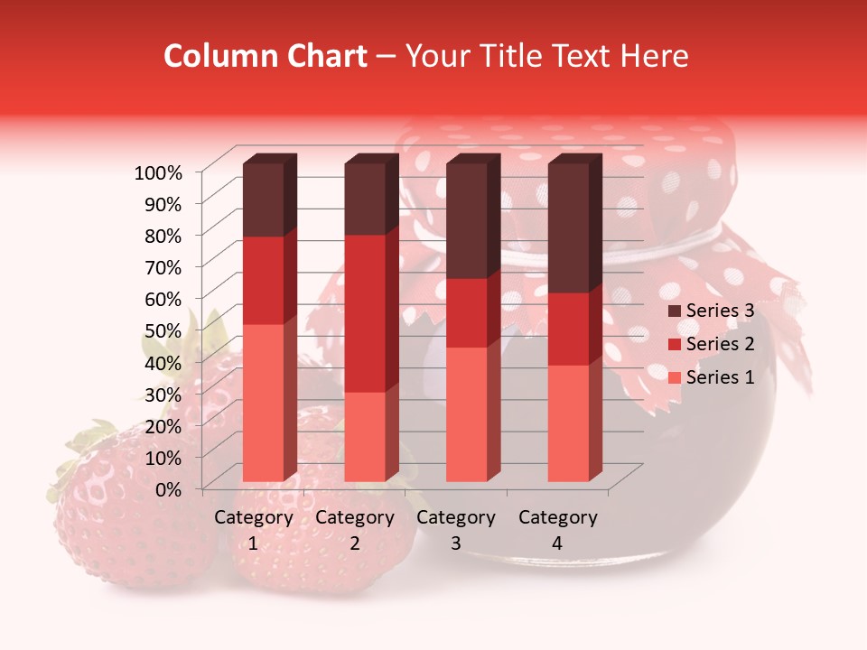 Confiture Dotted Red PowerPoint Template