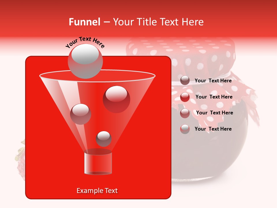 Confiture Dotted Red PowerPoint Template