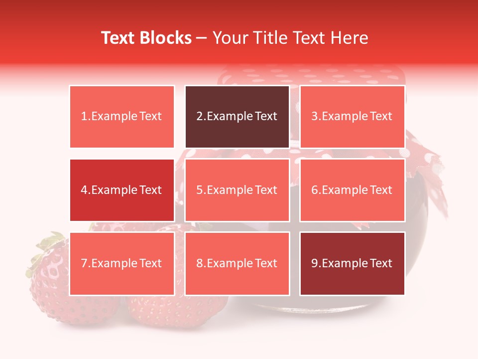 Confiture Dotted Red PowerPoint Template