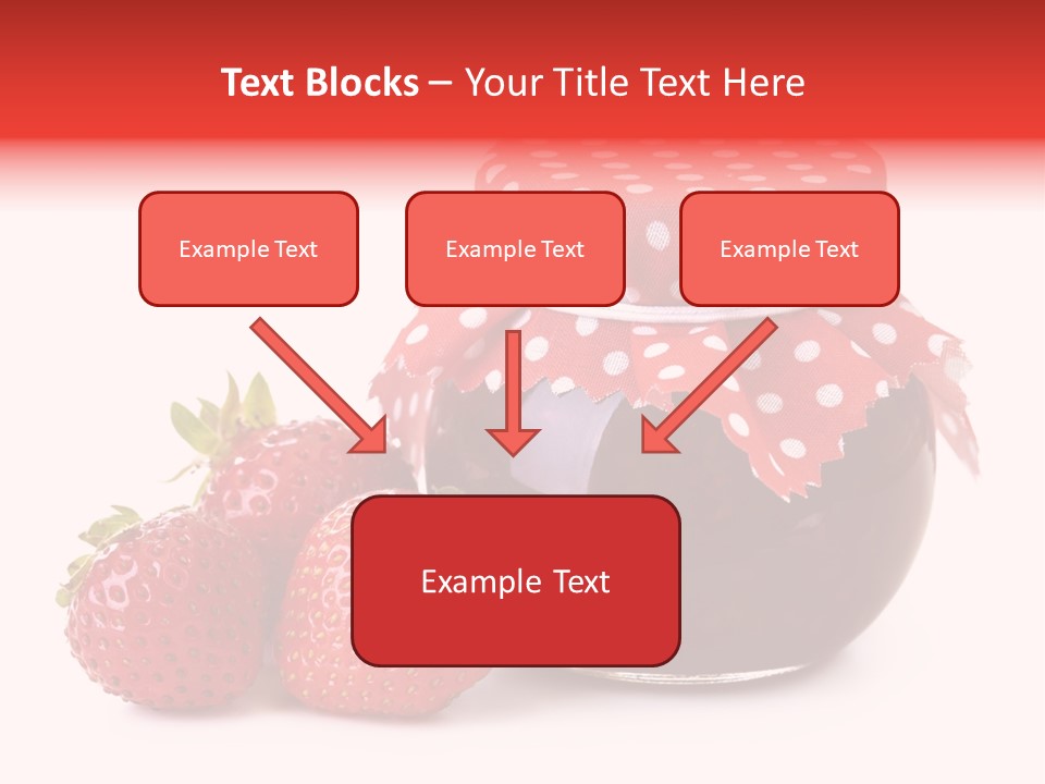 Confiture Dotted Red PowerPoint Template