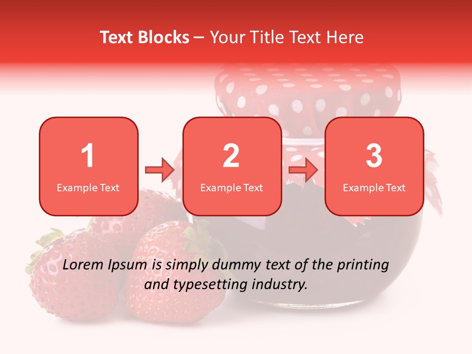 Confiture Dotted Red PowerPoint Template