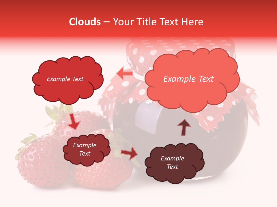 Confiture Dotted Red PowerPoint Template