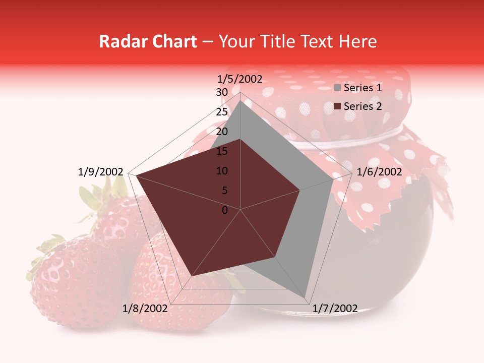 Confiture Dotted Red PowerPoint Template