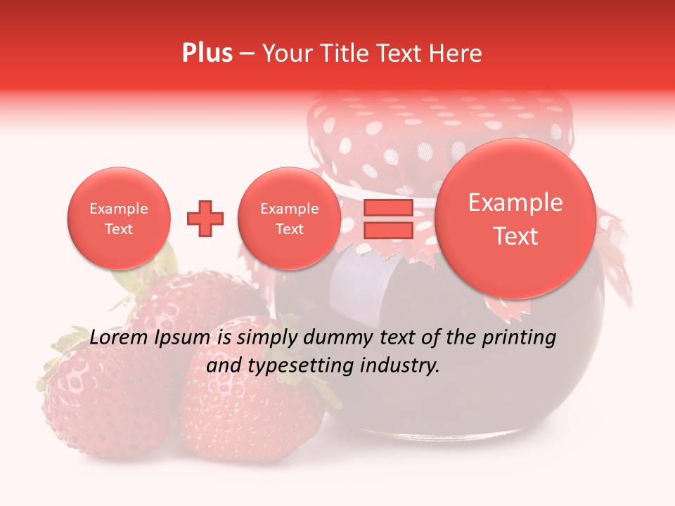 Confiture Dotted Red PowerPoint Template