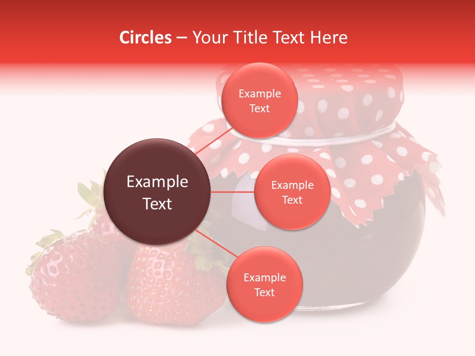 Confiture Dotted Red PowerPoint Template