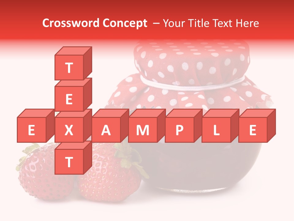 Confiture Dotted Red PowerPoint Template