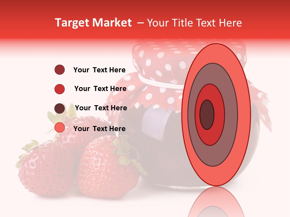 Confiture Dotted Red PowerPoint Template