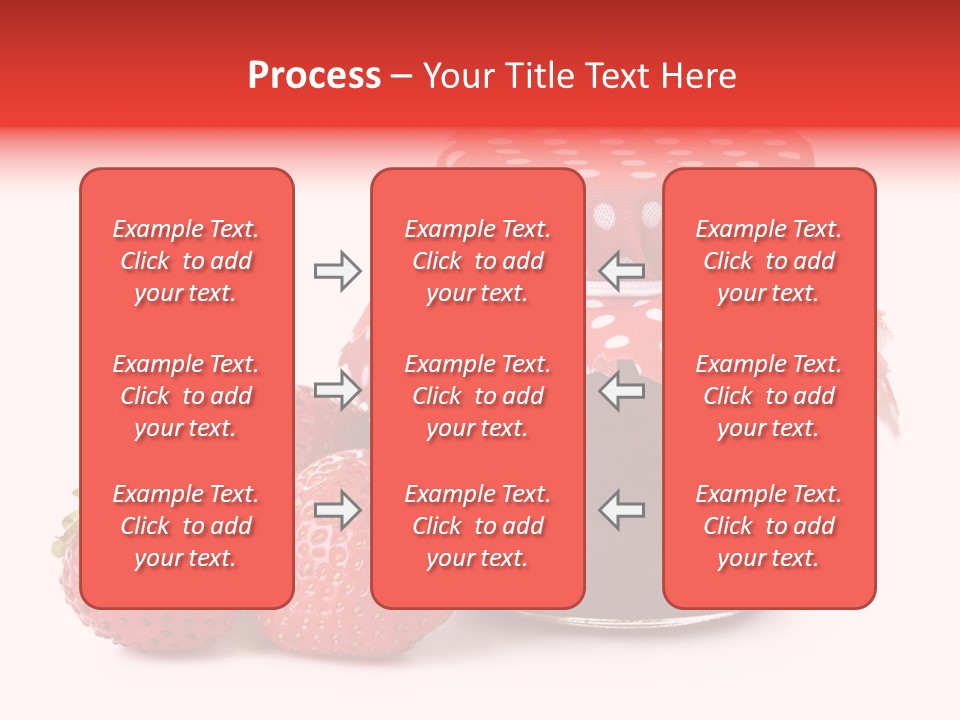 Confiture Dotted Red PowerPoint Template
