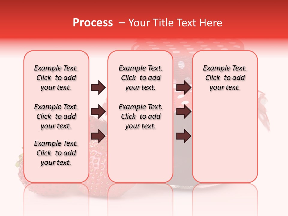 Confiture Dotted Red PowerPoint Template